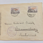 FDC Ensipäiväkuori 24.9.1930 Zeppelin 2:lla Merkillä Saksaan - pikkukuva 1