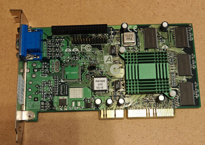 AOPEN PA740D INTEL 740 näytönohjain