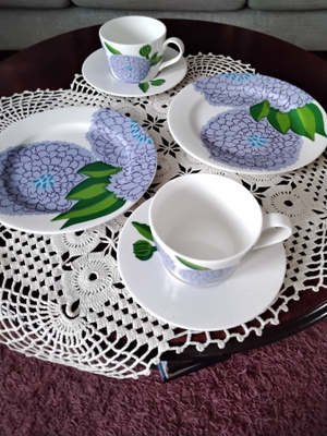 Iittala Marimekko Primavera kahvikupit asetteineen 2 kpl
