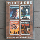 DVD: Thrillers - 4 Leffan Kokoelma, 2xDVD (1990-1996/?) - pikkukuva 1