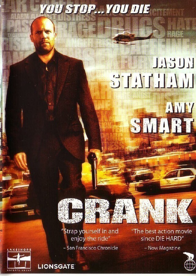dvd, Crank (Jason Statham, Amy Smart) [toiminta, trilleri]