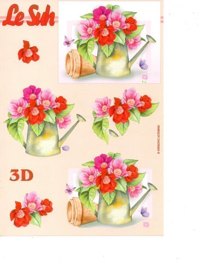 3D °"PUNAISET KUKAT  KANNUSSA"° /Le Suh
