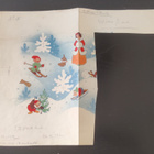 Neliväri Disney painovedos Kuvataide Tillgman 1939 - pikkukuva 5