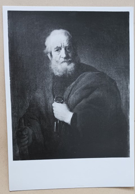 Rembrandt: Apostoli Pietari, vanha taidekortti, ei p.