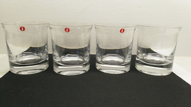 Iittala Otso lasi 12 cl, 4 kpl, Valto Kokko