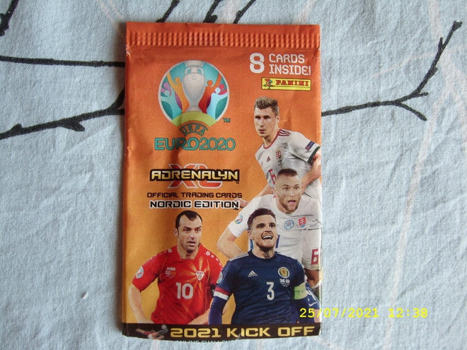 UEFA EURO 2020 Adrenalyn nordic edition kortit