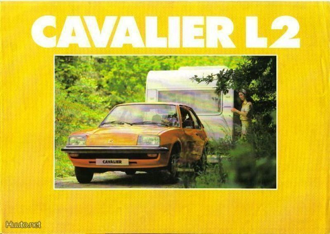 Vauxhall Cavalier -esite 70-luvun lopusta
