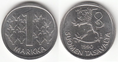 1 mk 1990, hyvä