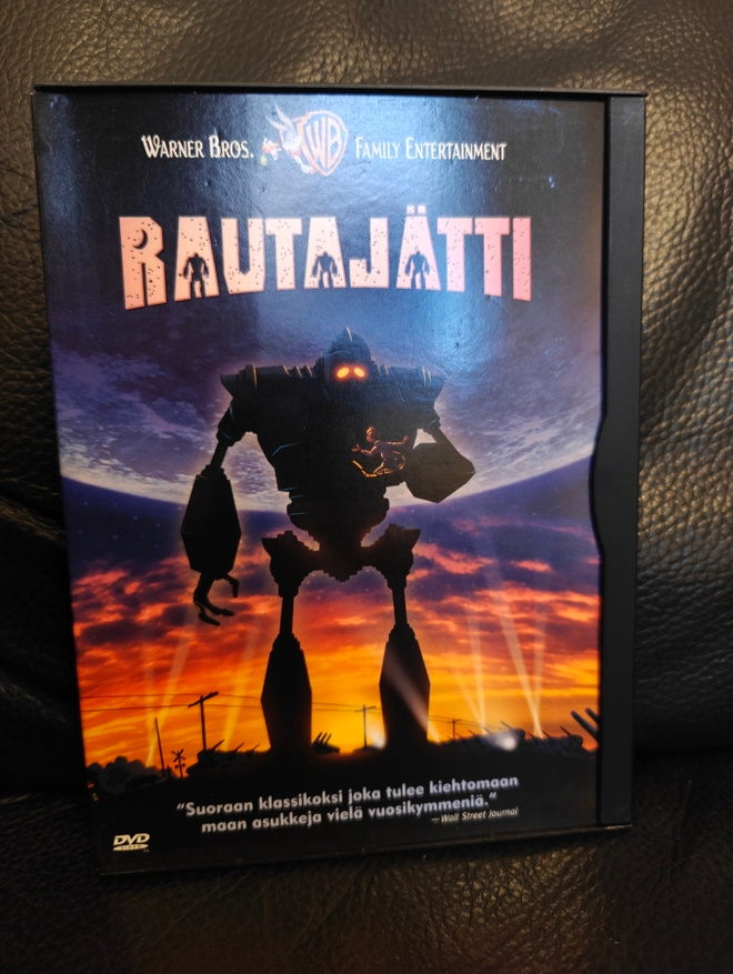 Rautajätti - The Iron Giant (1999) DVD Suomijulkaisu