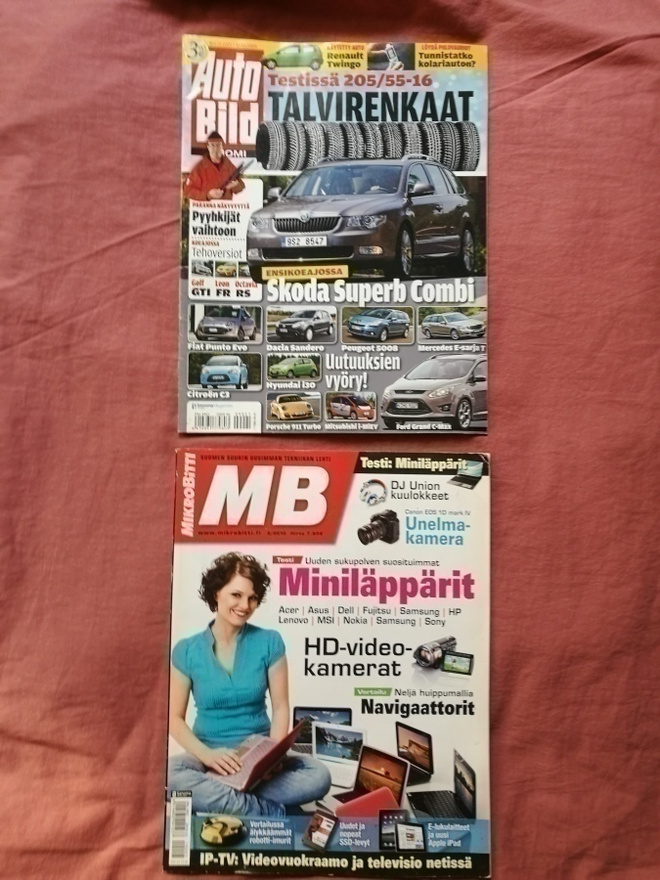 Autobild-Mikrobitti-MicroPC ja Digikuva lehtiä yht 6 kpl