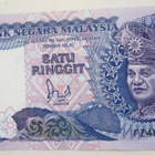 Malaysia $1 1 Ringgit 1986 Lähes Pakkasileä - pikkukuva 1