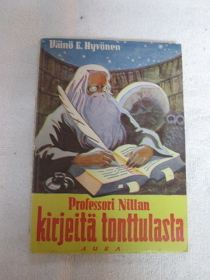 PROFESSORI NILLAN KIRJEITÄ TONTTULASTA + tekijän nimmari !!!