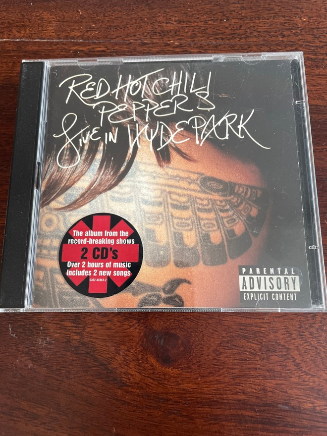Red Hot Chili Peppers Live In Hyde Park 2 CD