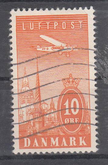 TANSKA 1934 Lentoposti