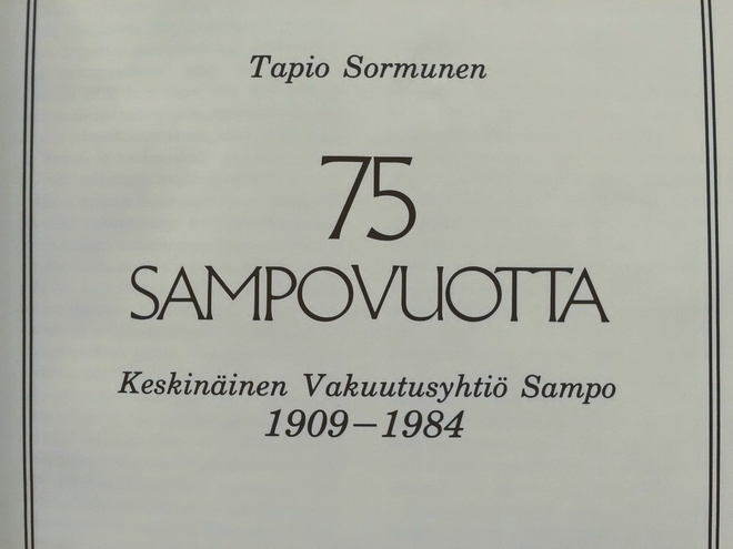 75 Sampovuotta - Tapio Sormunen 1.p (sid.)