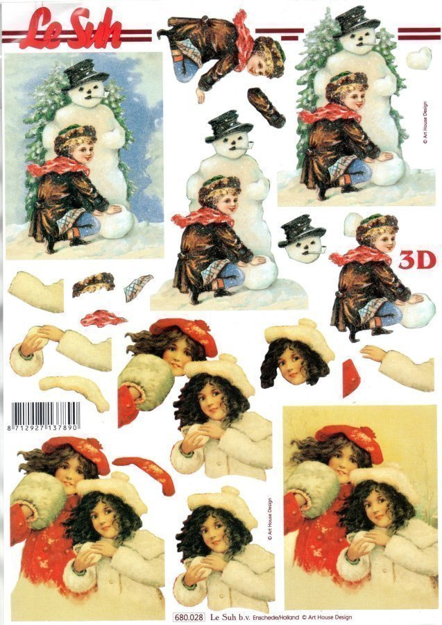 STANSSATTU 3D "°TALVEN PAKKASILLA...VINTAGE°" / Le Suh