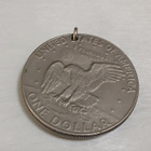 1977 one Eisenhower Dollar kotka riipus - pikkukuva 1