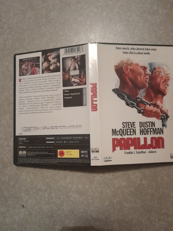 Papillon dvd