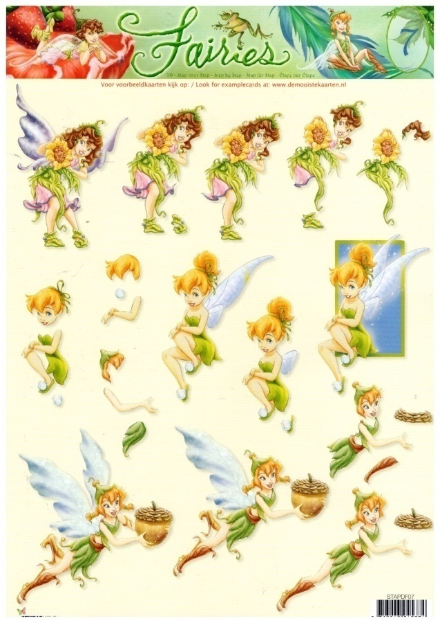 3D °"HELINÄ KEIJU YM.°° /DISNEY...FAIRIES