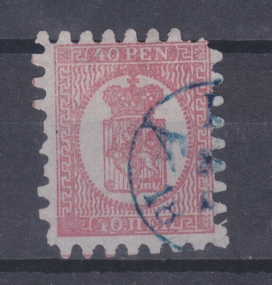1866 40p merkki. (3)