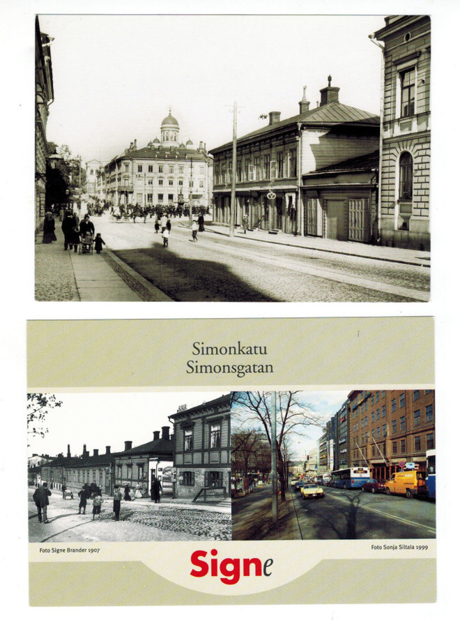 Signe Brander- Unioninkatu ja Simonkatu