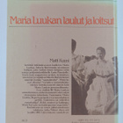 Matti Kuusi : Maria Luukan laulut ja loitsut : tutkimus l... - pikkukuva 2