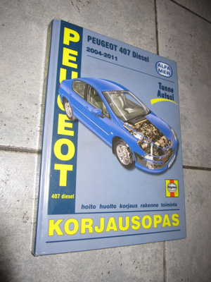 PEUGEOT 407 DIESEL 2004-2011 KORJAUSOPAS
