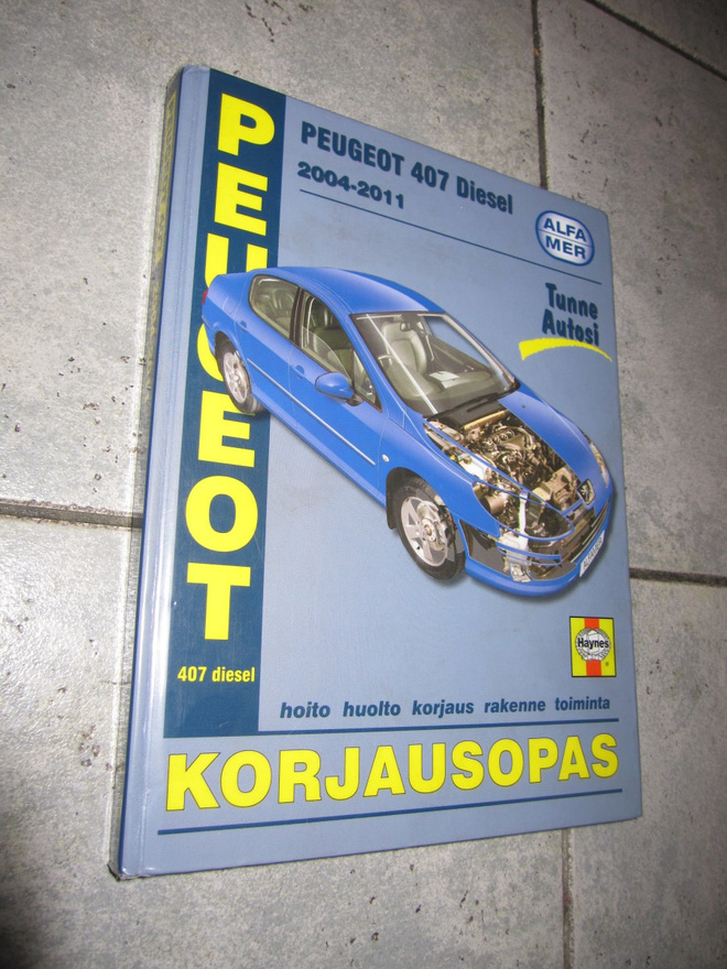 PEUGEOT 407 DIESEL 2004-2011 KORJAUSOPAS