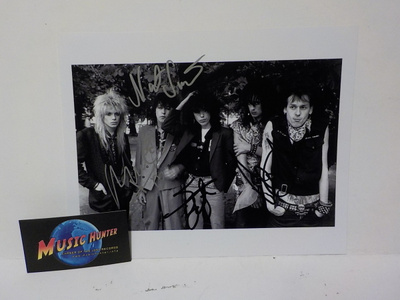 HANOI ROCKS PROMOKUVA NIMMAREILLA MIKE, ANDY ,NASTY JA SAM