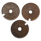 3x Helsingin Kaasulaitos kaasurahake poletti 1939 ja 2x 1925 - pikkukuva 1