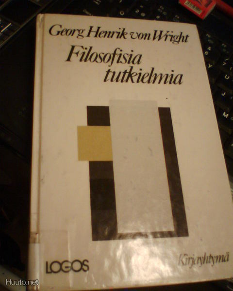 Georg Henrik von Wright: Filosofisia tutkielmia (Sis.pk:t)