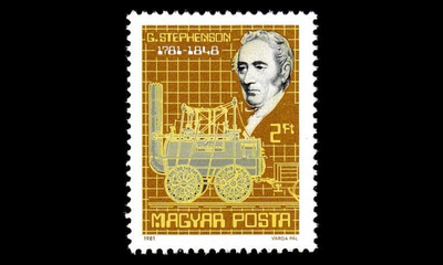 Unkari 3502 ** Rautatieinsinööri George Stephenson (1981)