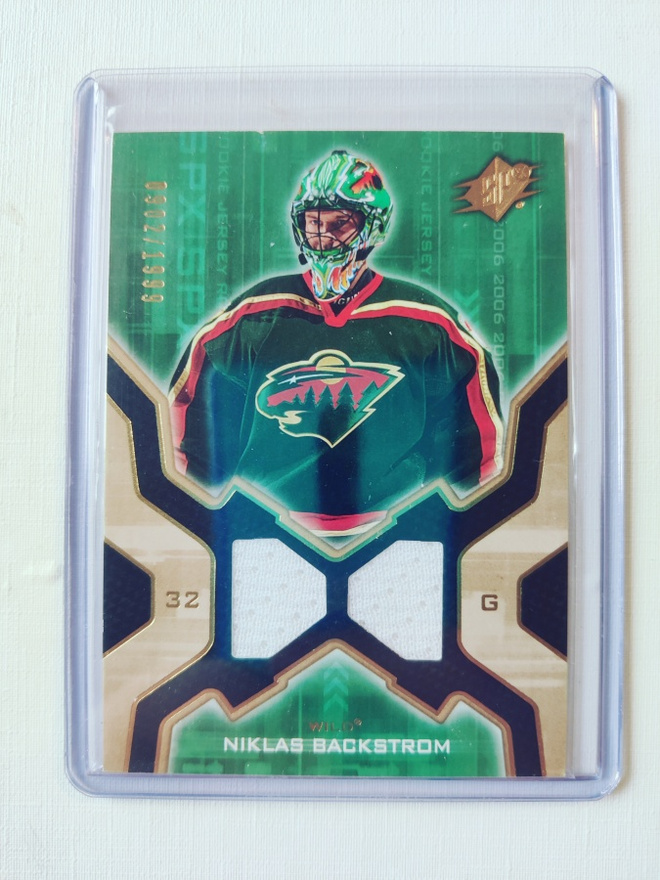 Niklas Bäckström - 06-07 SPx Rookie Jersey /1999