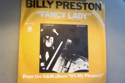 BILLY PRESTON  ::  FANCY LADY  ::  VINYYLI  7"    US  1975 !