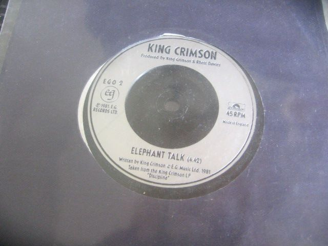 7" - King Crimson - Matte Kudasai / Elephant Talk