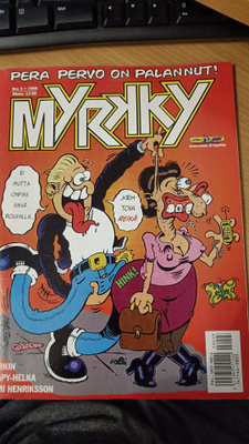 Myrkky lehti 1998 no.3 + lukujärjestys toisesta lehdestä