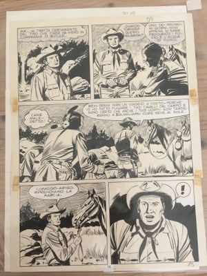 Tex Willer ORIGINAALI SIVU Letteri 1984