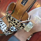 River Island uudet leopard nahkaiset sandaalit 41 - pikkukuva 5
