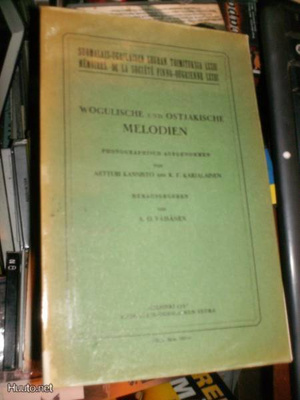 WOGULISCHE UND OSTJALISCHE MELODIEN ( 1 p. 1937 ) Sis.pk:t