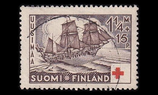 199 o Punainen risti 1 1/4mk+15p (1937)