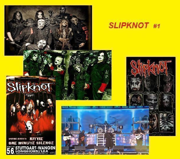 SLIPKNOT valokuvasetti 5kpl 13cm x 9cm  #1