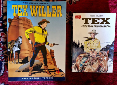 Tex Willer Kirjasta Tex raivostuu ja Tex Coloradon kaivos...
