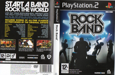 Rock Band	(21 439)	k		PS2					12, req. drum, microphone or g