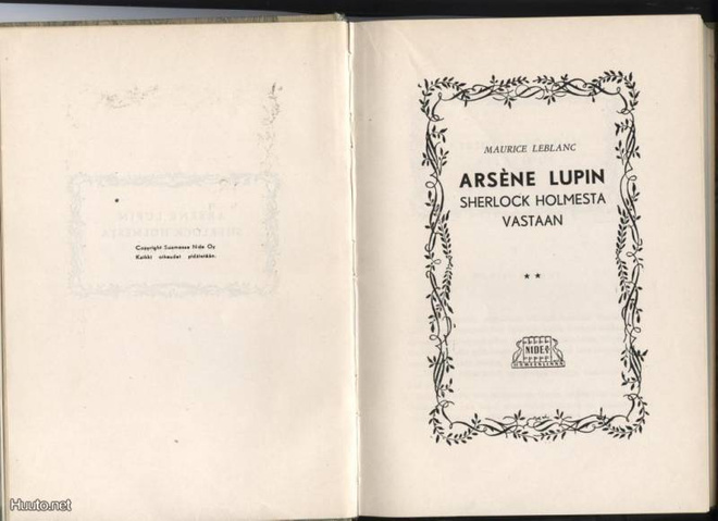 Maurice Leblanc: Arsène Lupin Sherlock Holmesta vastaan 1.p