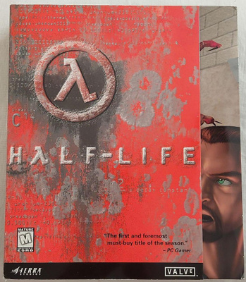 Valve Half-Life PC-peli Big box, keräilyversio (CIB)