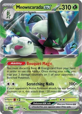 Meowscarada ex 015/193 - Paldea Evolved - NM/M