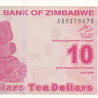 Zimbabwe 10 Dollars 2009 P94 #706 - pikkukuva 1