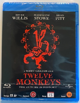 12 Apinaa / Twelve Monkeys - Blu-ray ( uusi )