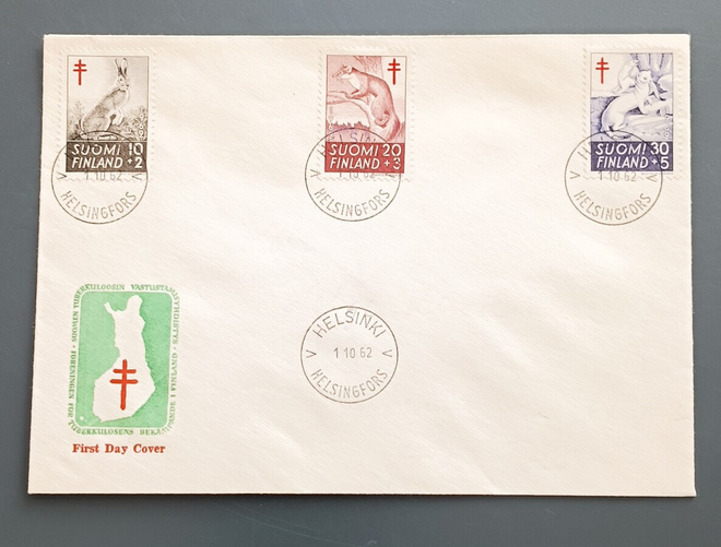 1962 FDC Tuberkuloosi