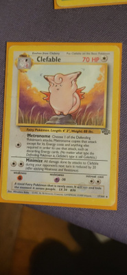 Clefable #17 Jungle Set Rare card